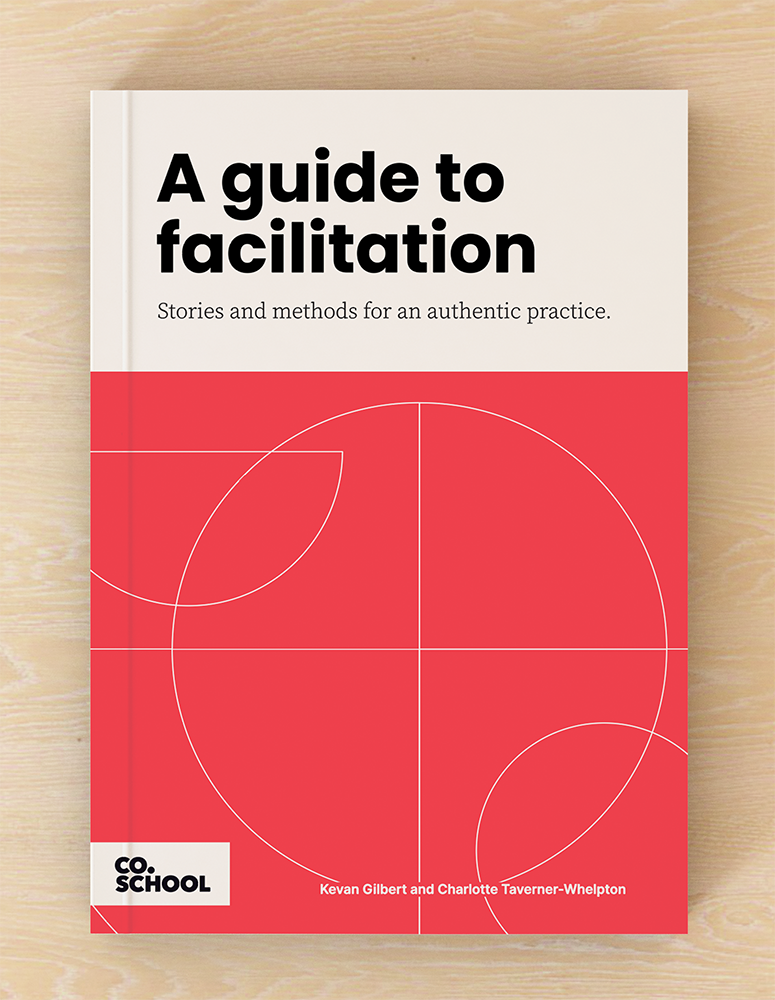 Cover image of the Becoming a facilitator guidebook