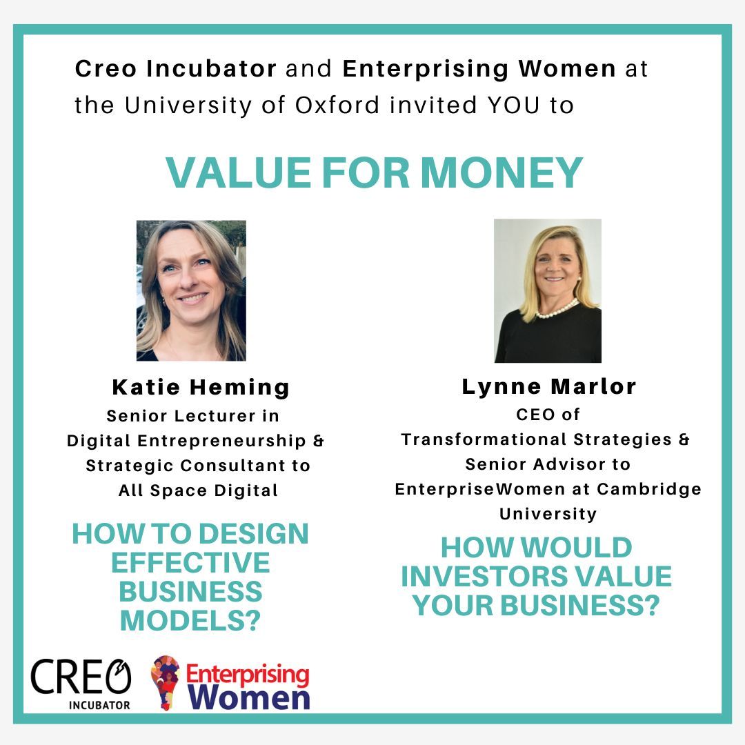 Grow your venture with Creo Incubator's event: Value For Money