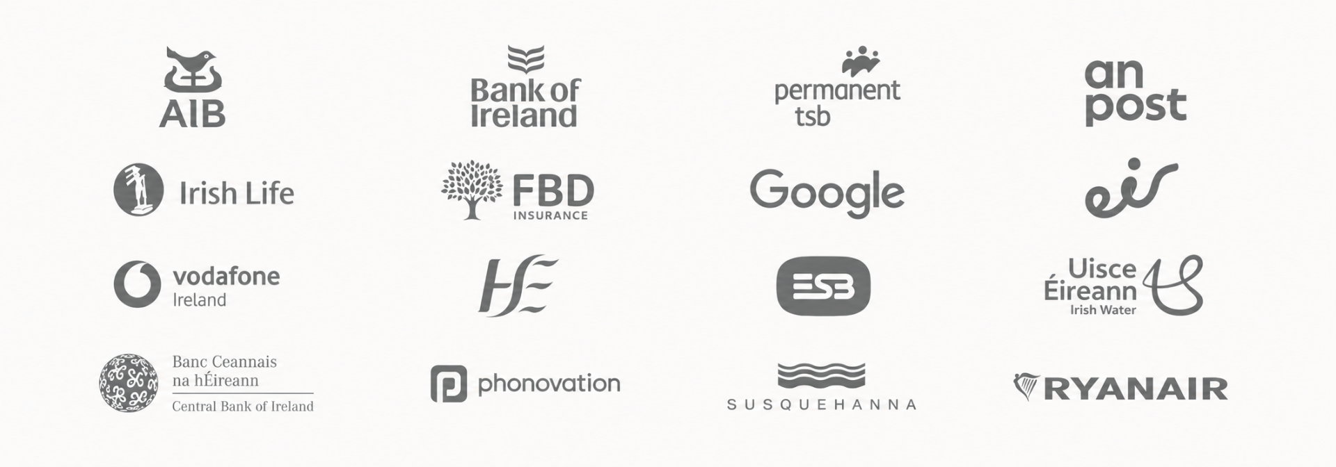 Logos of organisations confirmed to attend the European Digital Governance Summit