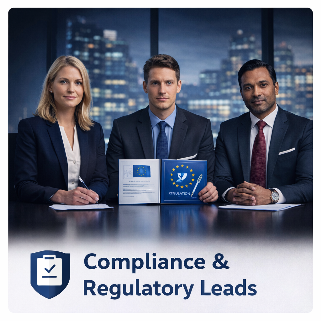 Compliance and Regulatory Leads