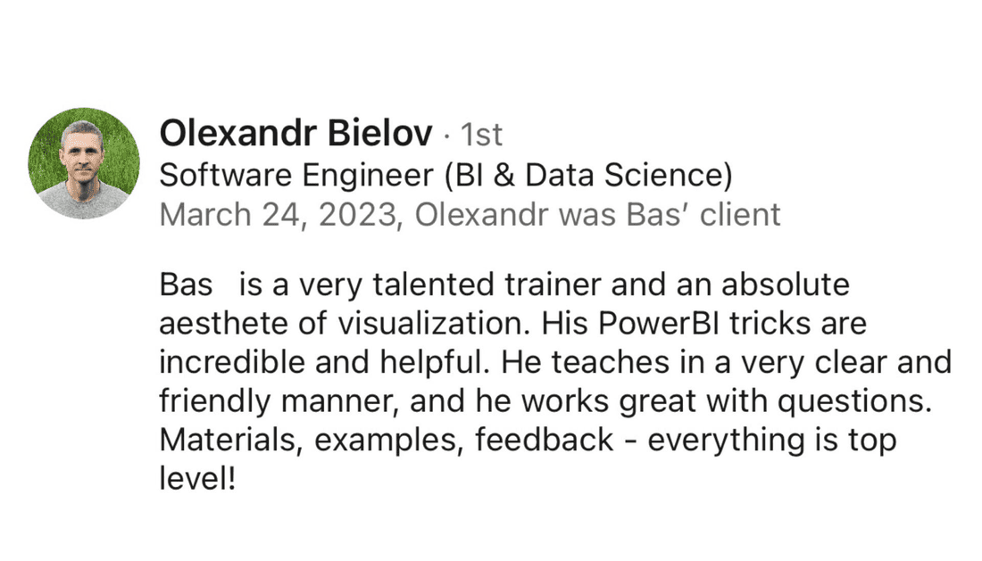 Testimonial Olexandr Bielov