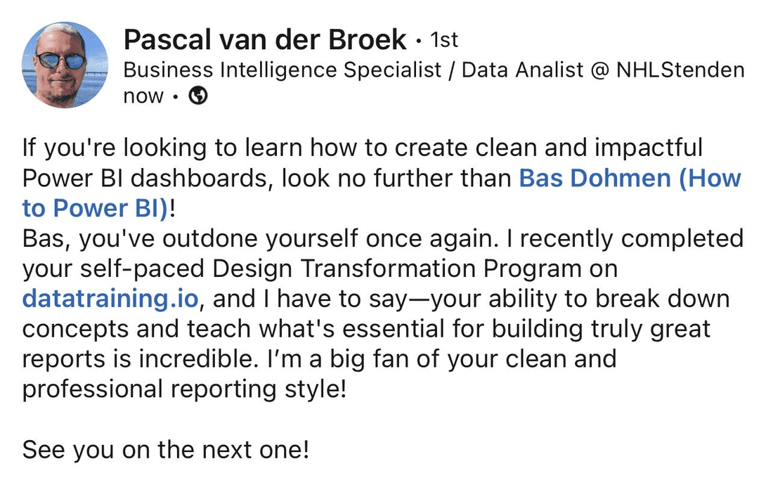 Testimonial Pascal van der Broek