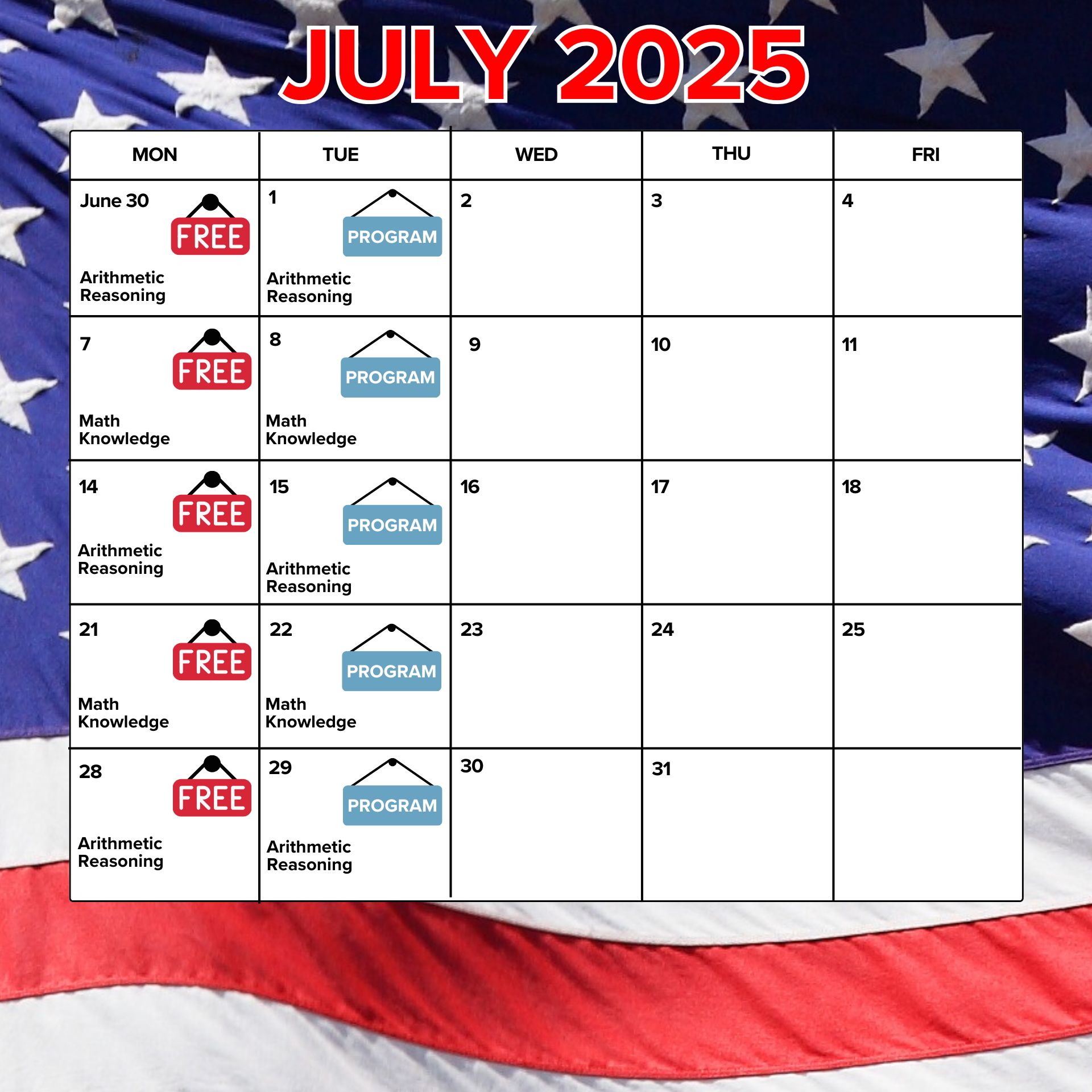April 2025 ASVAB Classes