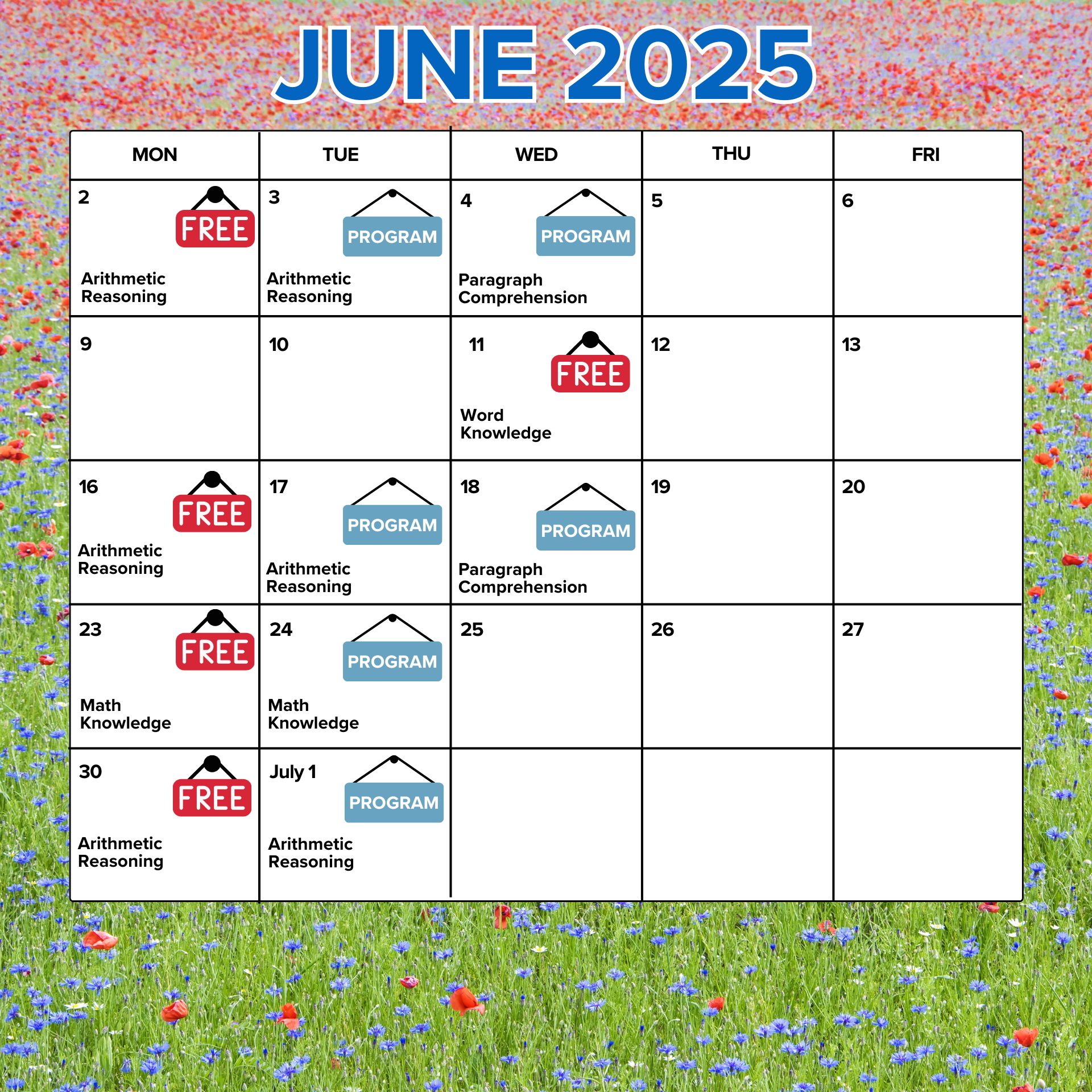 April 2025 ASVAB Classes