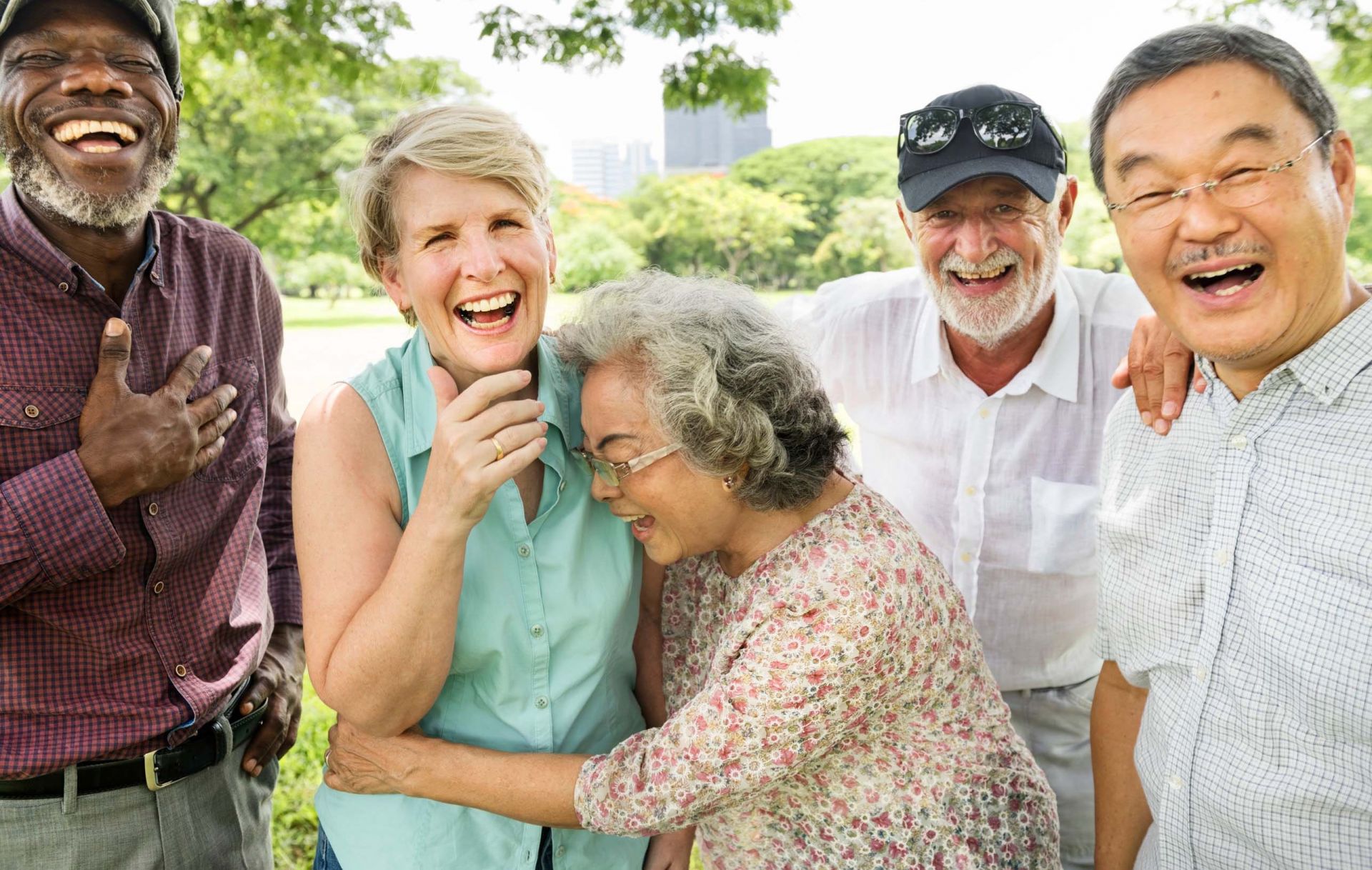 Laughing is good for seniors