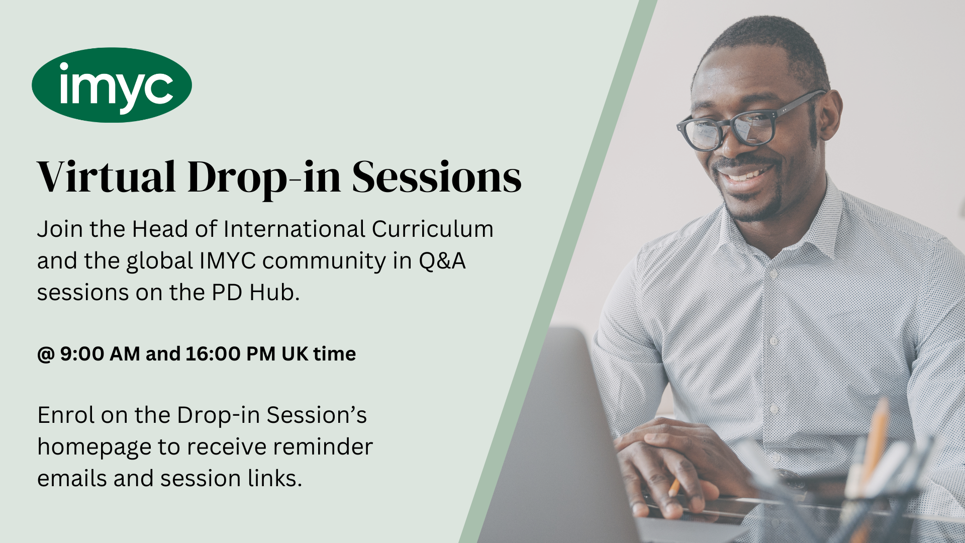 IMYC Virtual Drop-in Sessions