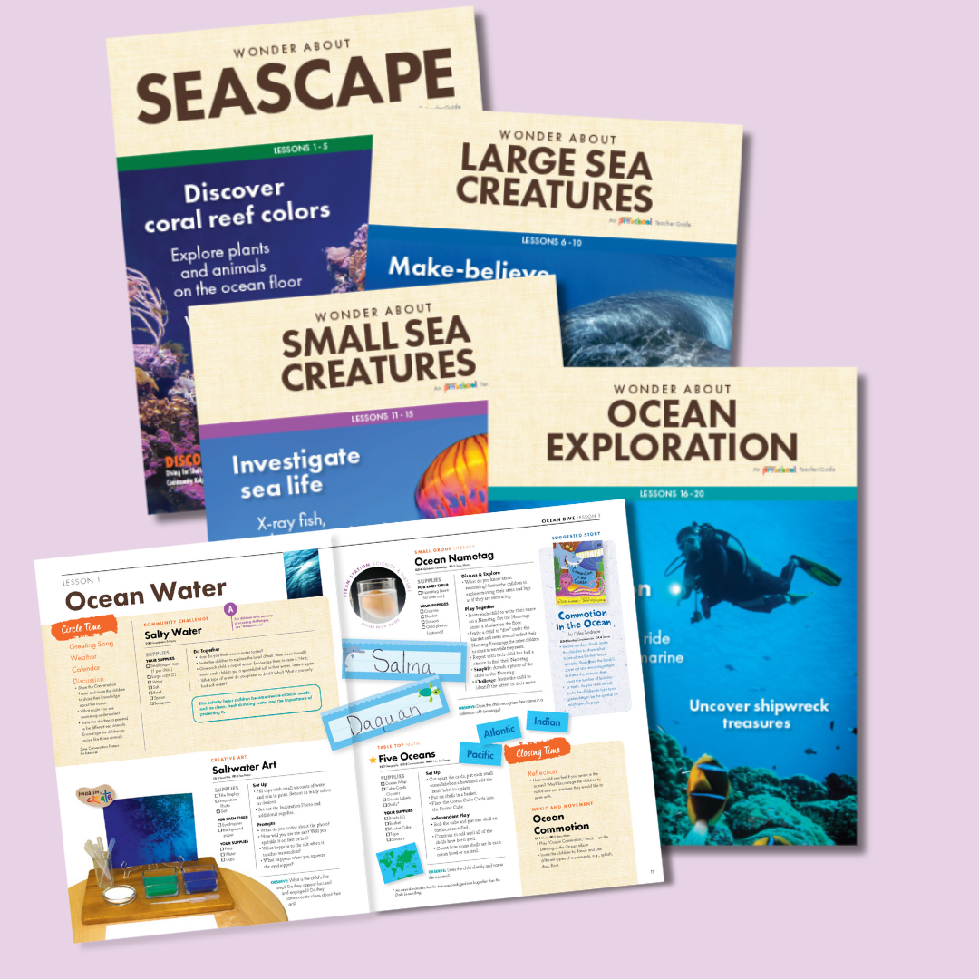 Experience Preschool Teacher Guides Ocean Dive theme