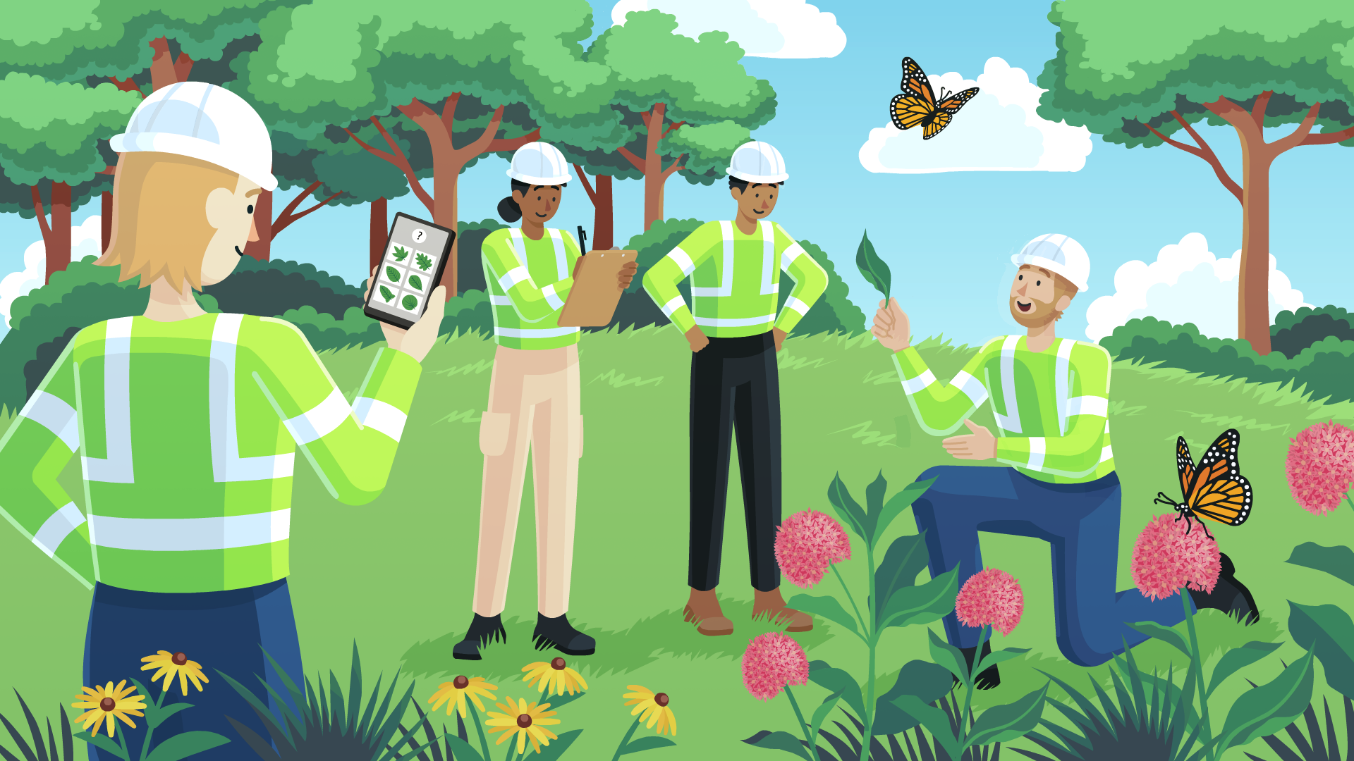 VM University field crew