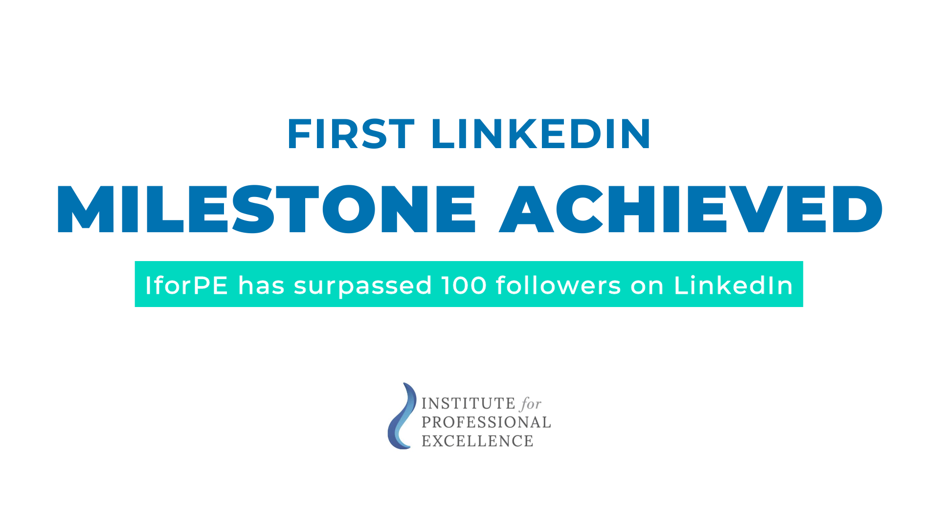 First LinkedIn milestone achieved for IforPE