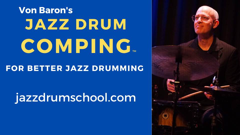 Learn How to play jazz drum comping at jazzdrumschool.com 