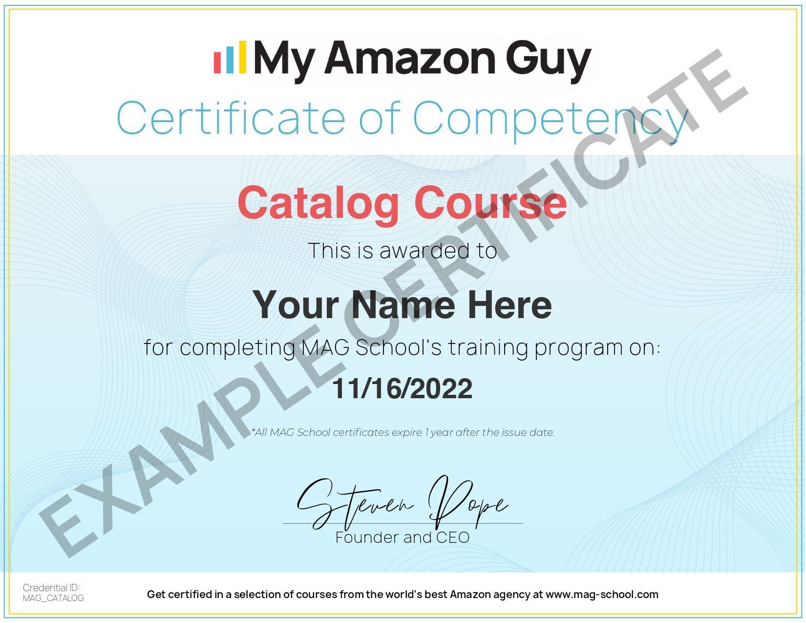 Amazon Catalog Course