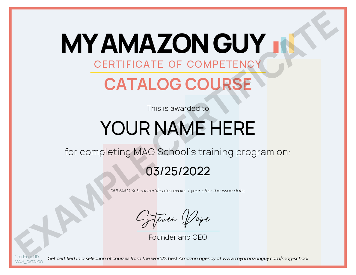 Amazon Catalog Course
