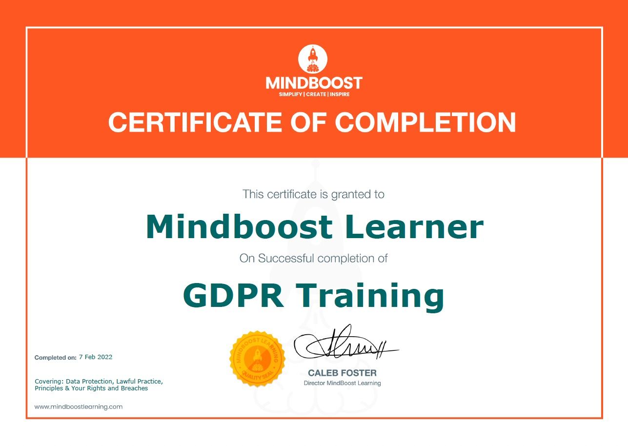 UK GDPR Training