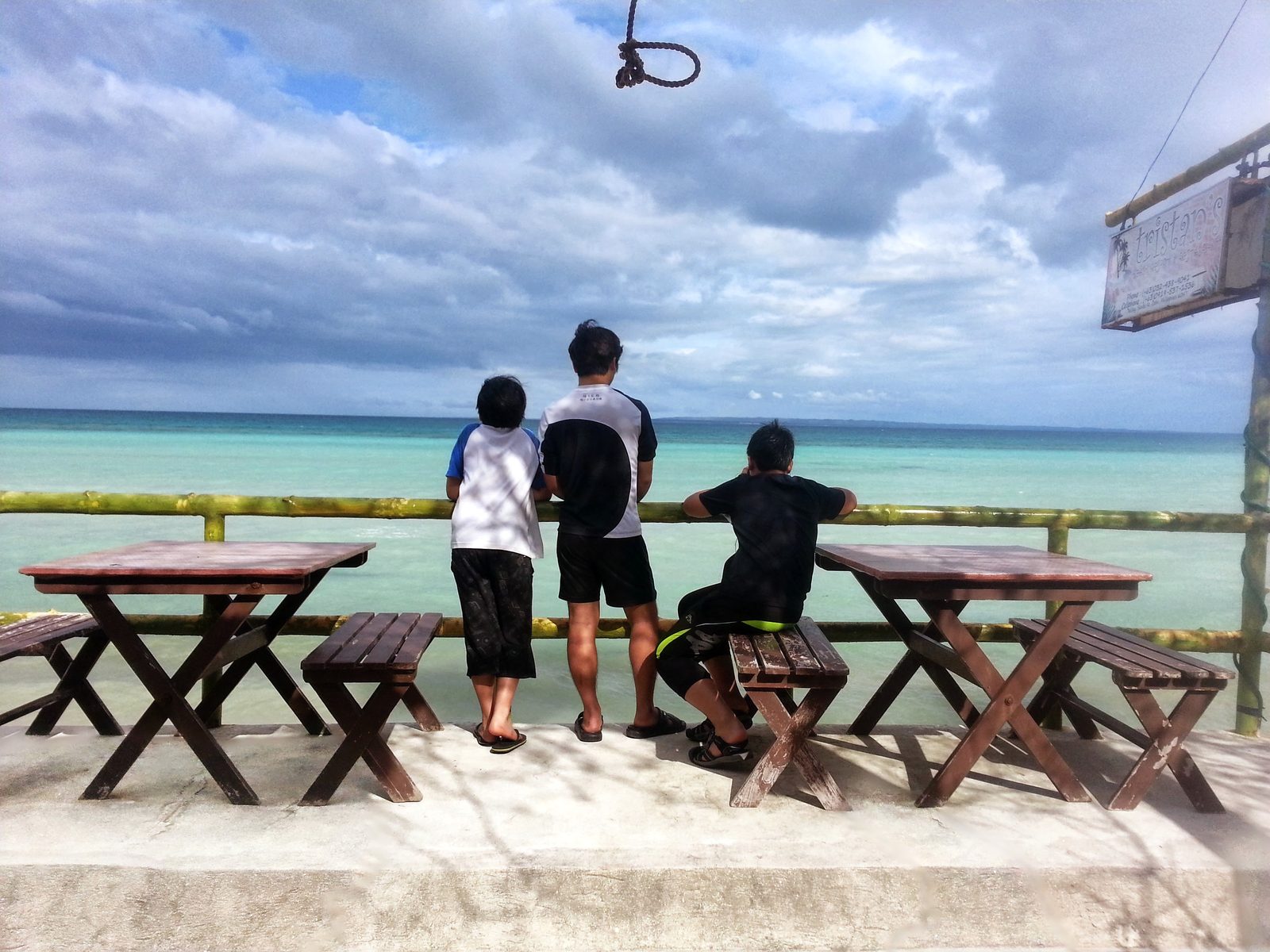 Students trip — ocean view