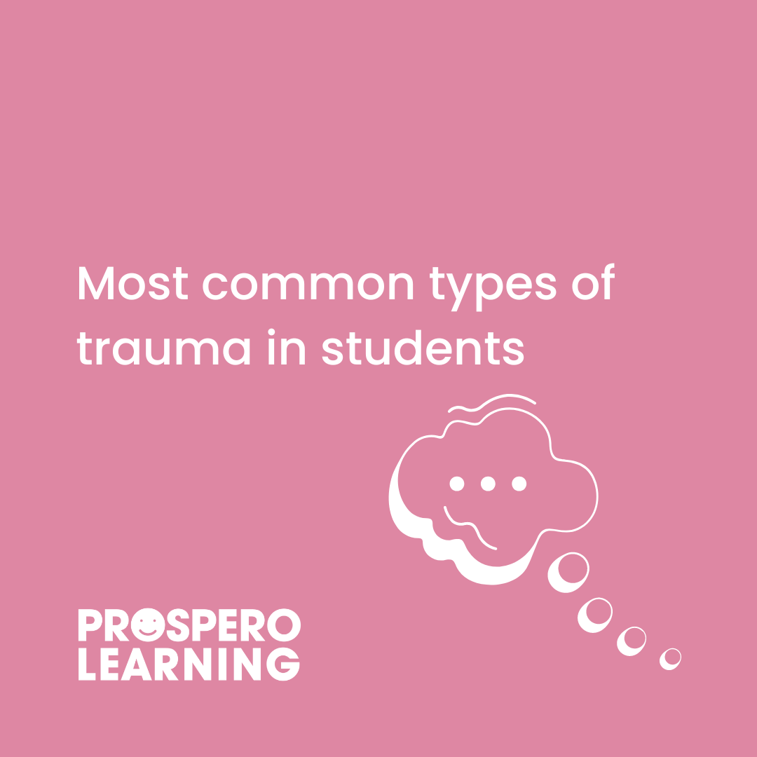 Most common types of trauma in students