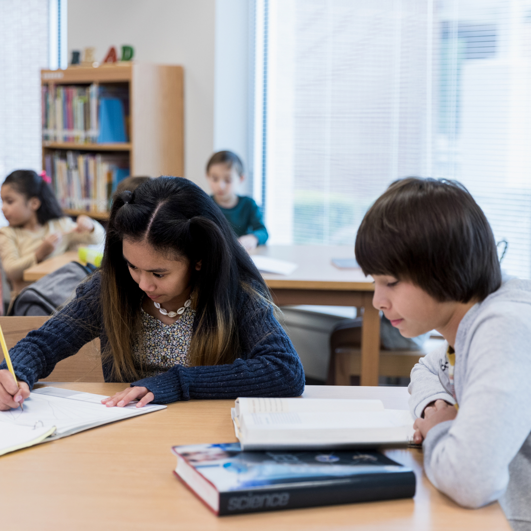 Prospero Learning Blog - What is Scaffolding in Education - 2 students working at a desk in a science class