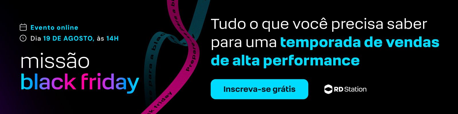 Missão Black Friday: Inscreva-se grátis!