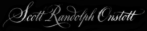 ornate hand signature reading "Scott Randolph Onstott"