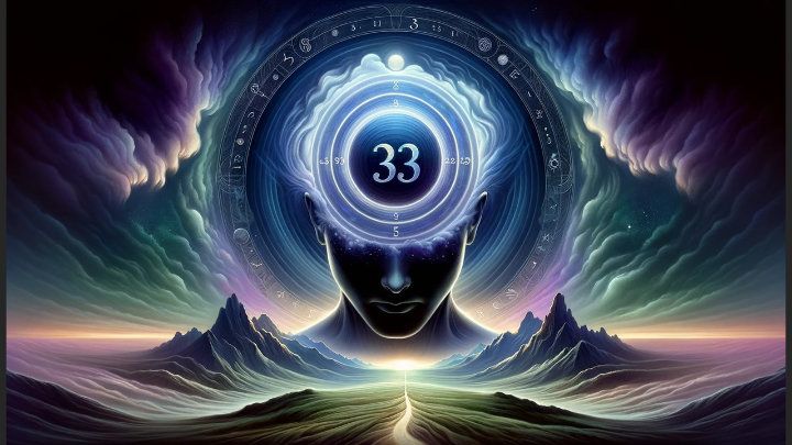 digital pai painting of person in landscape with 33 rocket engines inside their head