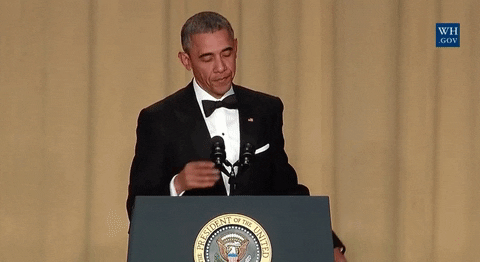 obama dropping a mic in an animated gif