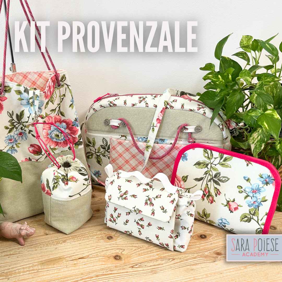 borse e accessori kit provenzale - crea la tua borsa - confezionare borse - cucire bag