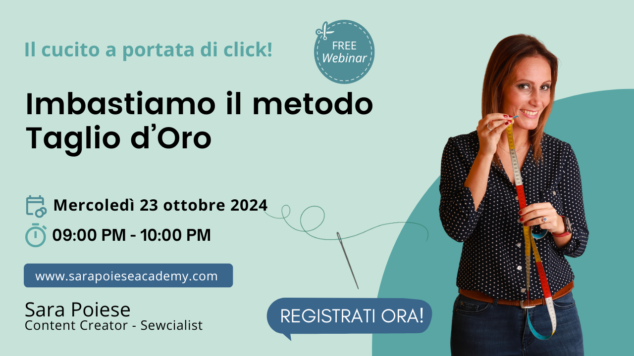 sara poiese webinar - taglio d'oro - sara poiese taglio d'oro