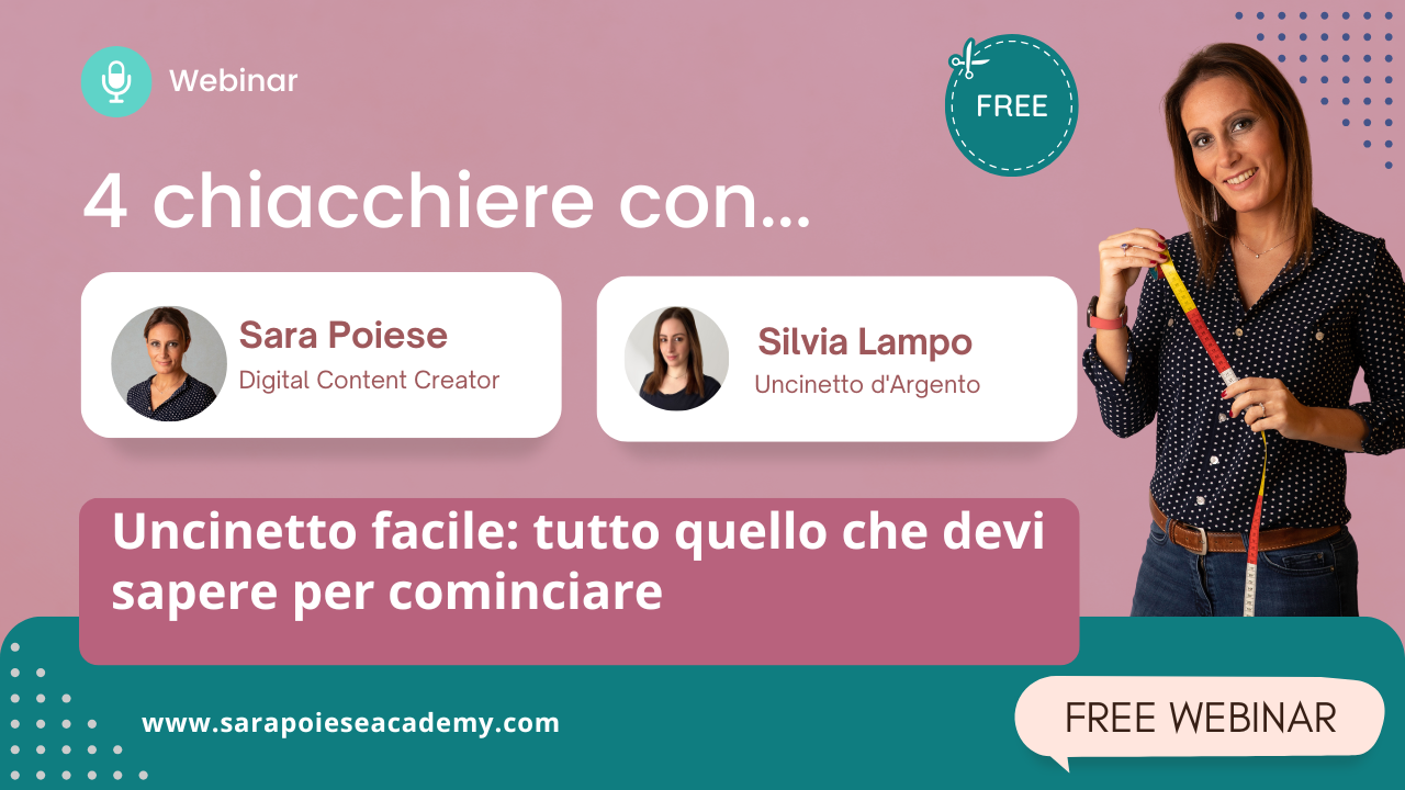 Sara Poiese webinar - tagliodoro - sara poiese academy