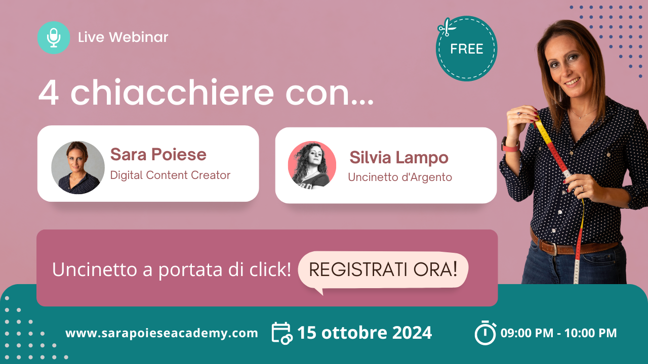 sara poiese webinar - diretta live mensile - diretta live fine mese sara poiese