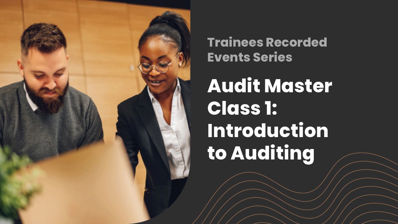 2025 audit master class 1 introduction to auditing