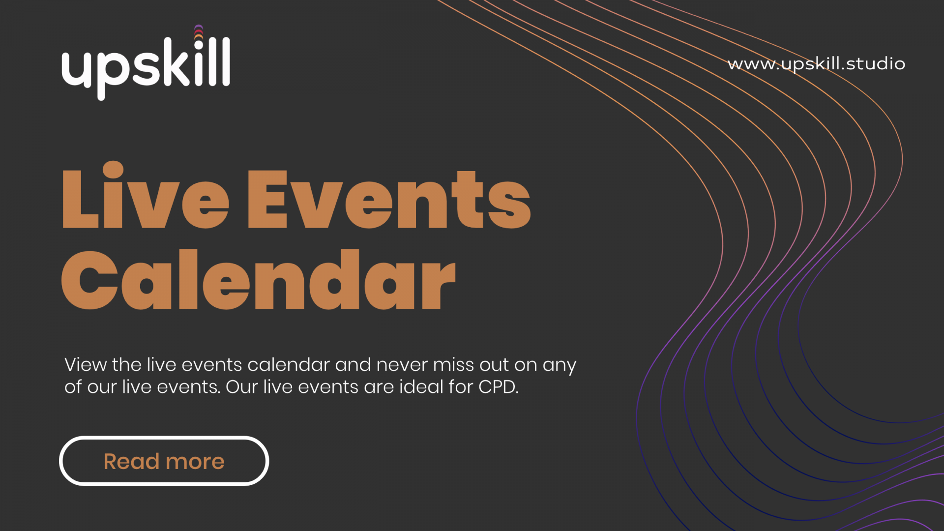 Introducing the Upskill Live Events Calendar