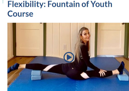 Stacey in over-splits "Flexibility : Fountain of Youth Course"