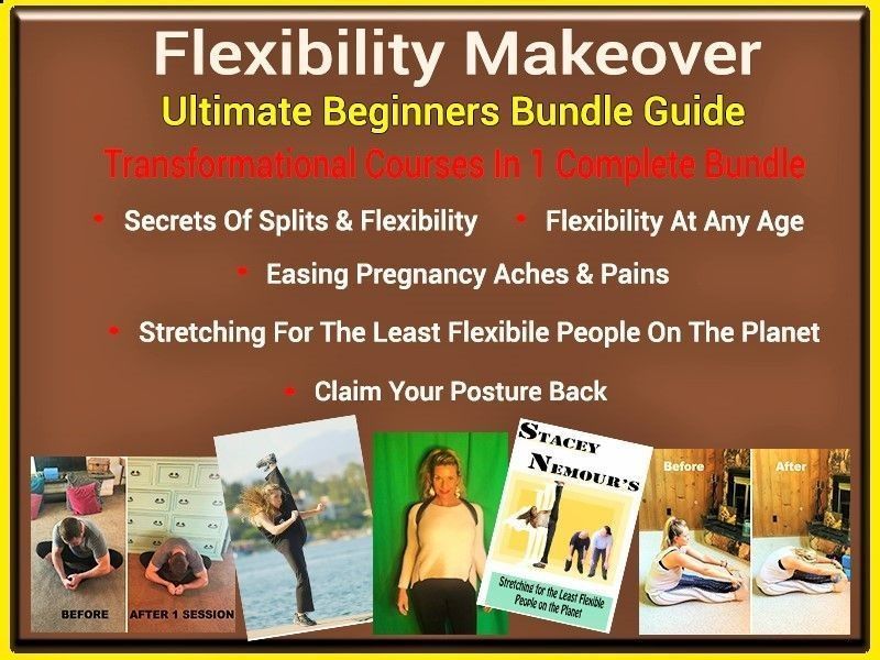 Courses included in the Beginner's Ultimate Flexibility Bundle Series