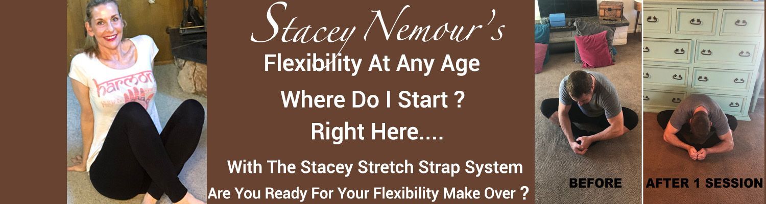 "Flexibility at Any Age" online flexibility stretch course for beginners. 