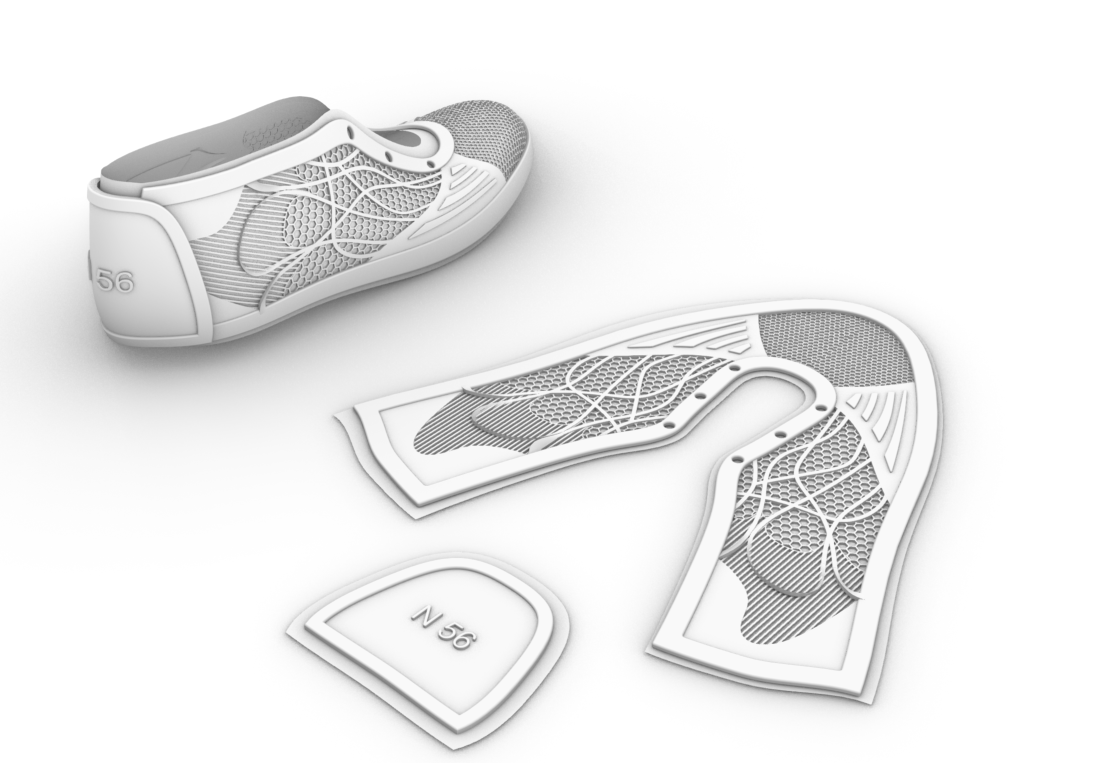 3D footwear design in Rhino