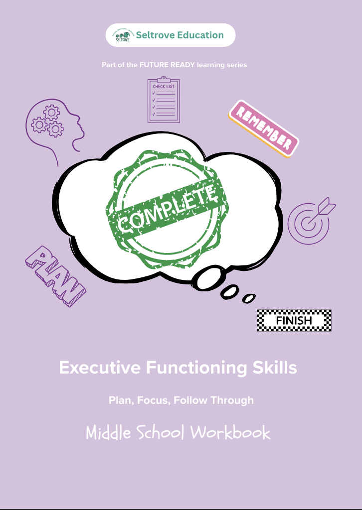 Executive Functioning Skills Middle School Workbook