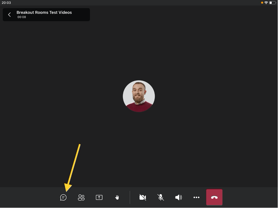 ipad teams meeting presenter settings