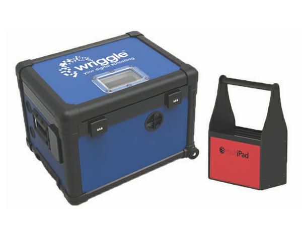Wriggle iPad lock and storage trolley