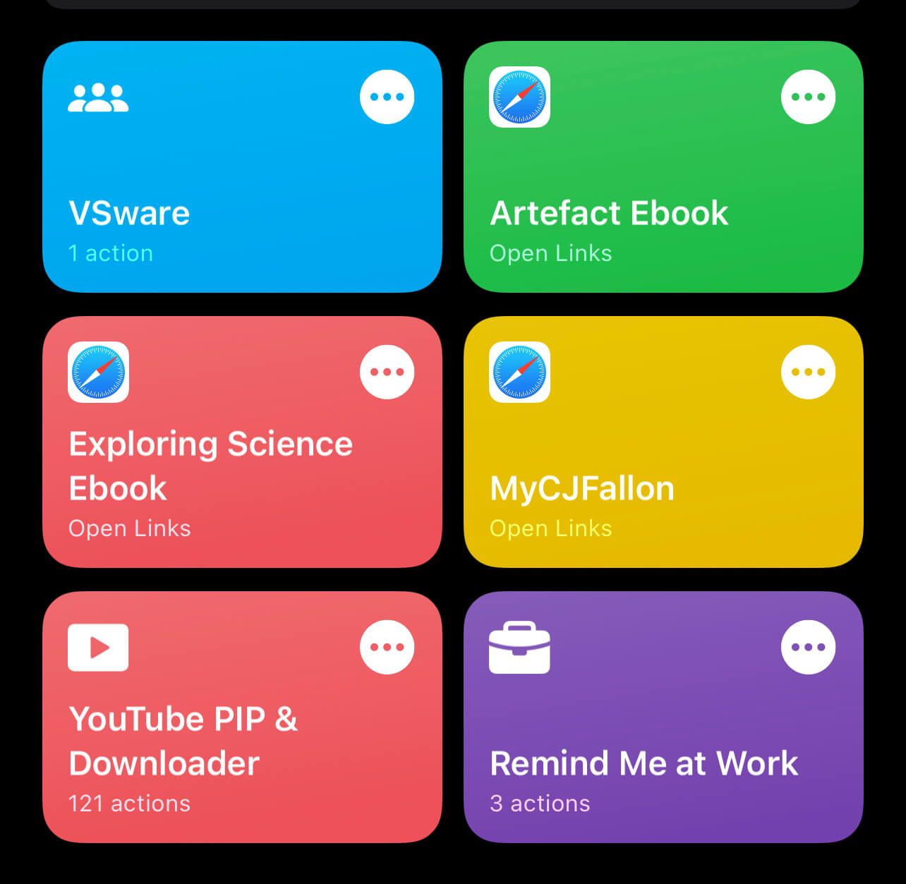 shortcuts on iPad