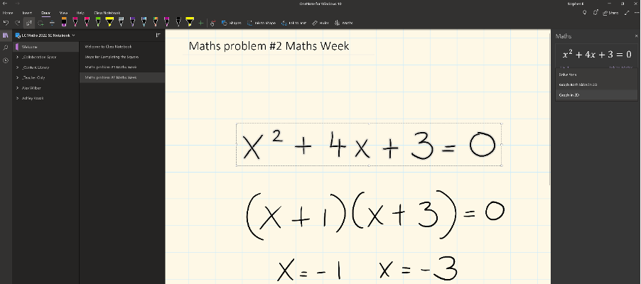 an online maths problem