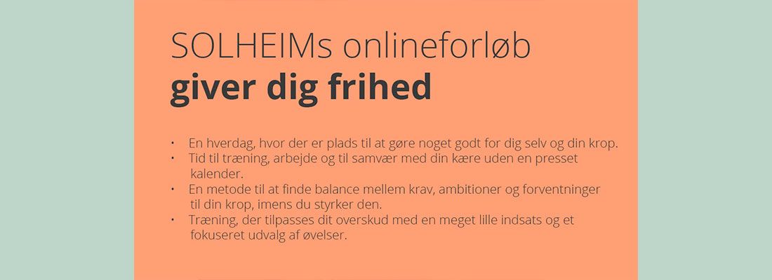 SOLHEIMs onlineforløb 10