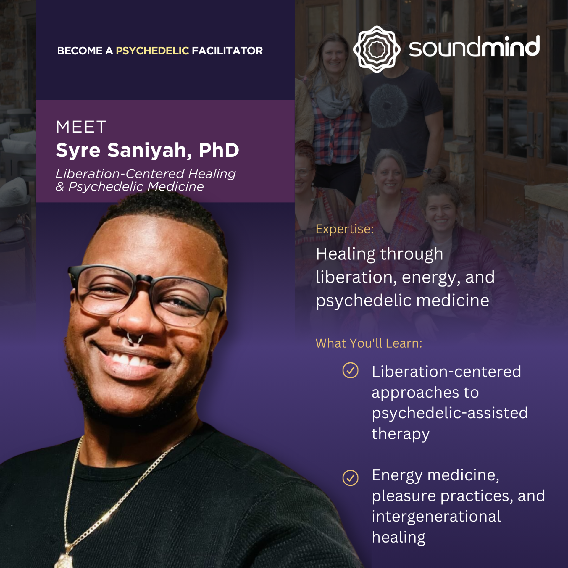 Claudia Cuentas, LMFT  | SoundMind Institute Psychedelic Facilitator Program Oregon Colorado