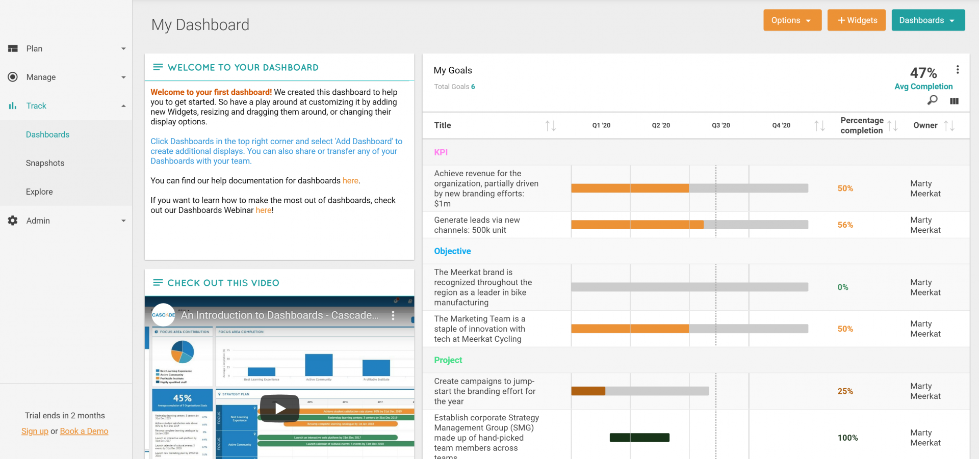 Dashboards for any Situation<span></span>