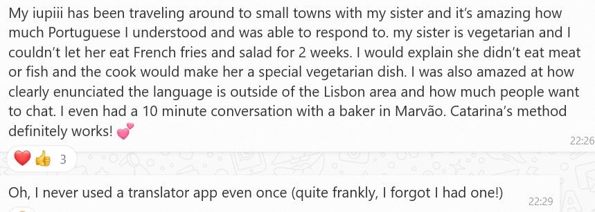 a 10 minute conversation in European Portuguese while travelling throughout Portugal