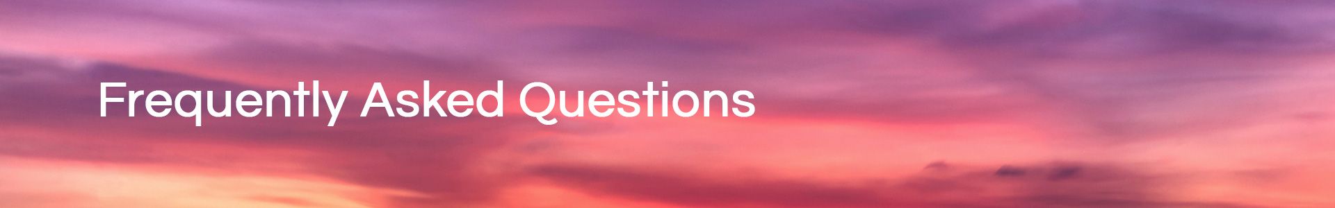 Frequently Asked Questions