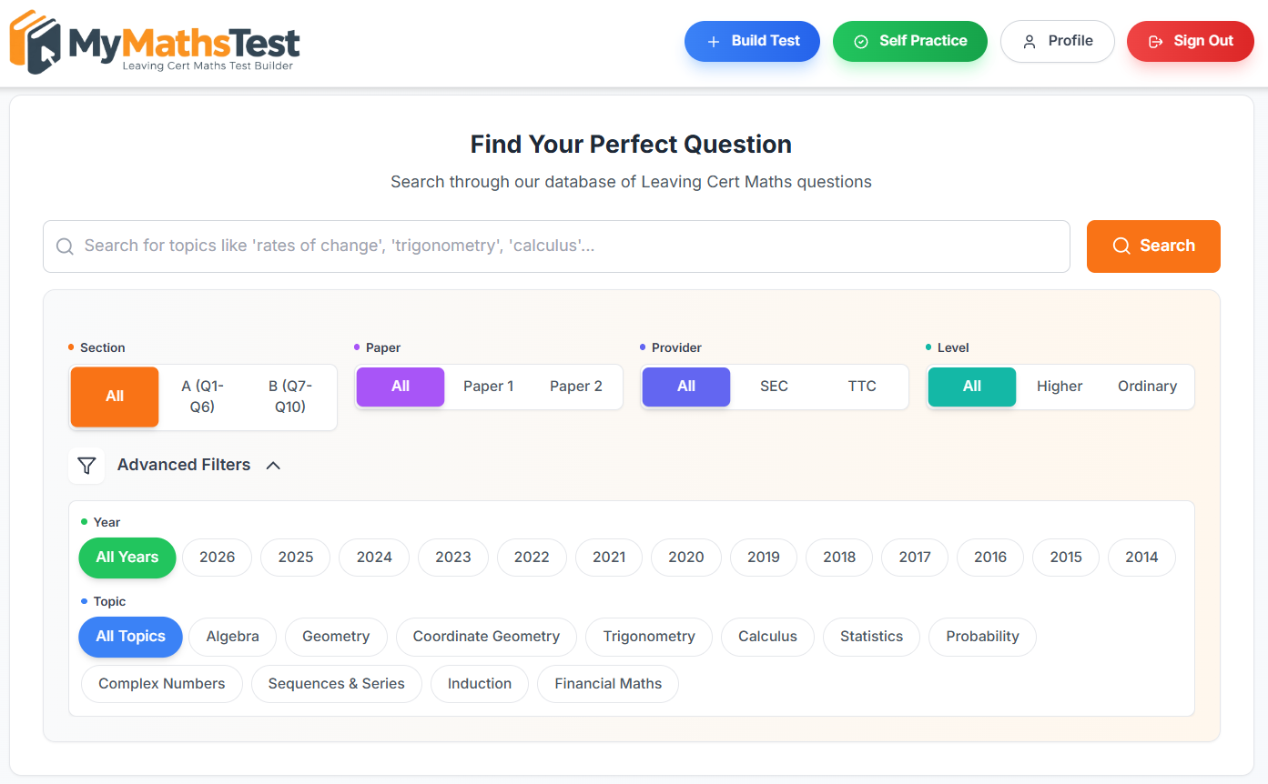 MyMathsTest