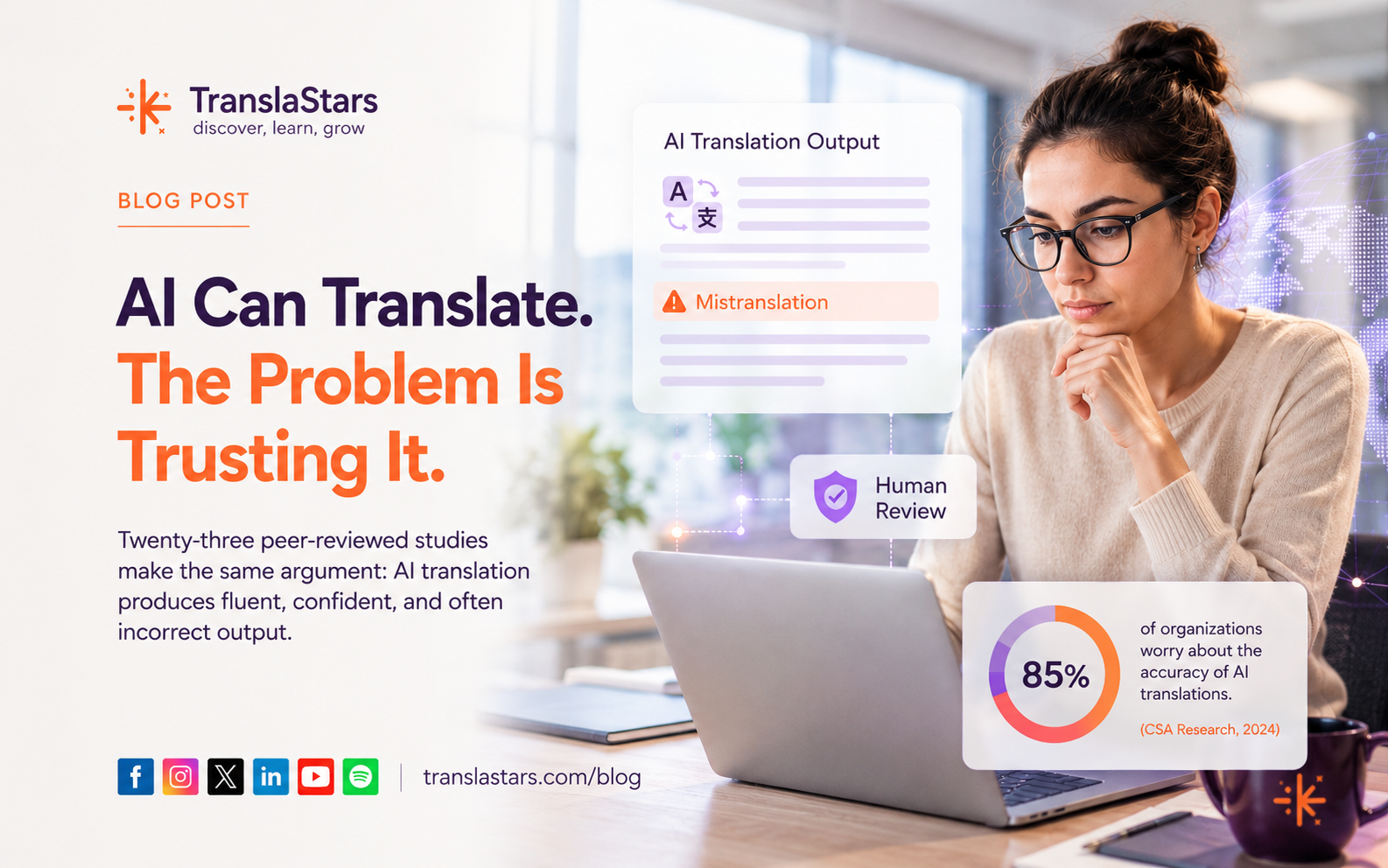 AI Can Translate. The Know-How Is Checking It.