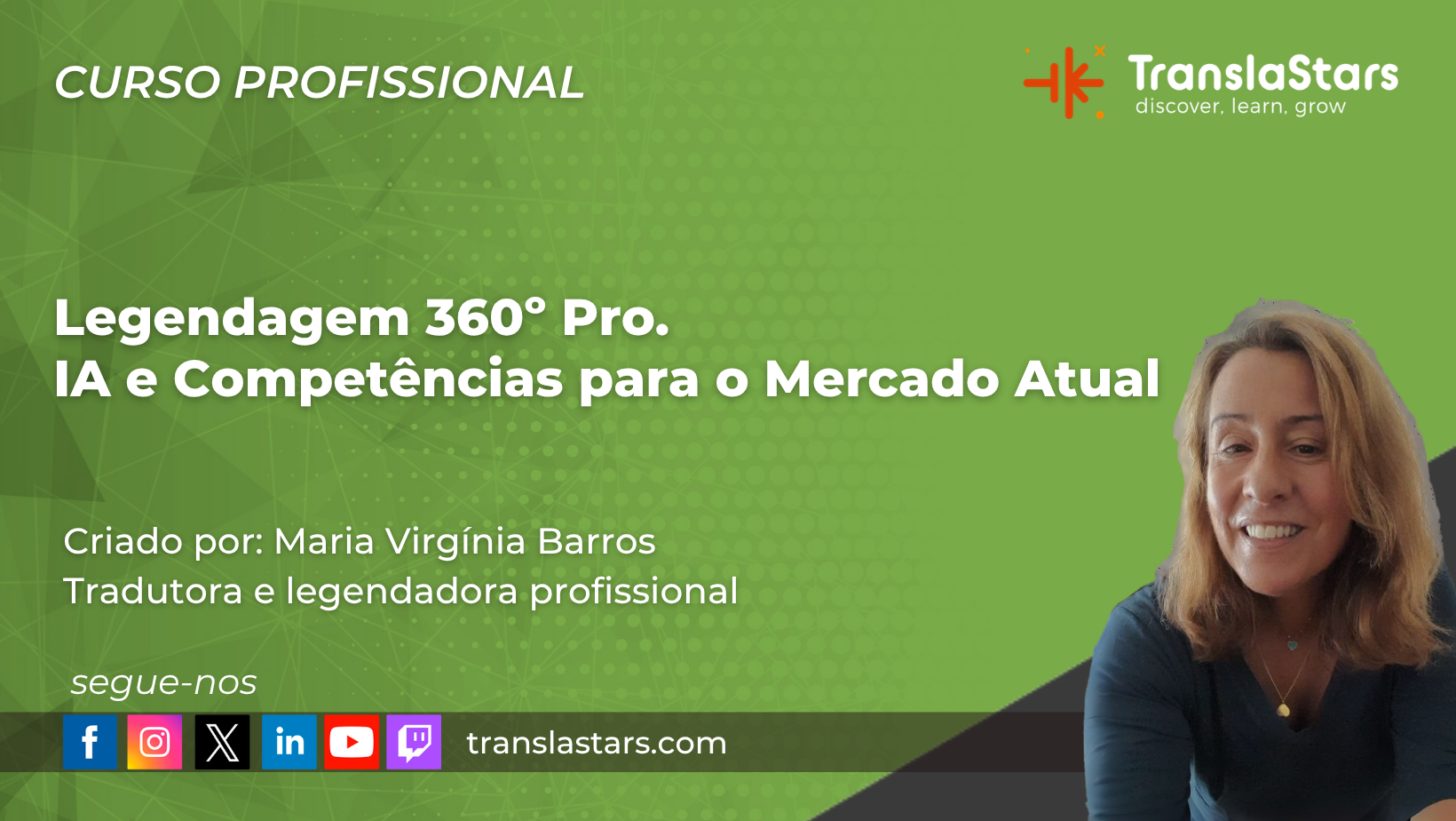 Legendagem 360º Pro: IA e Competências para o Mercado Atual