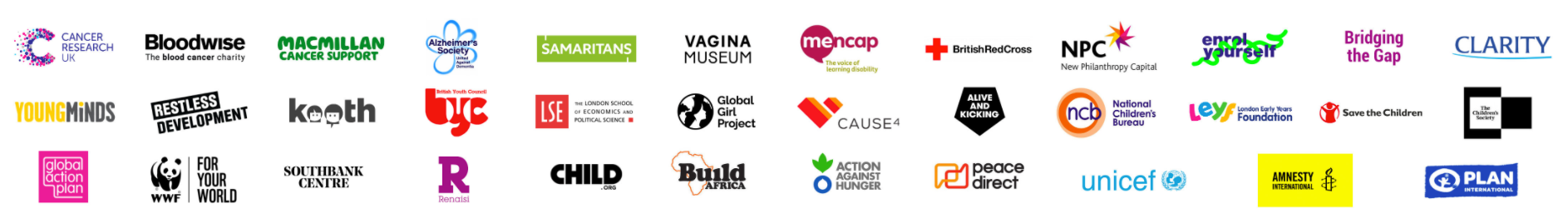 charity organisation logos