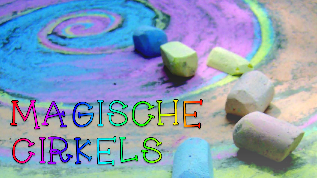 Magische Cirkels: de tafels leren met stoepkrijt spellen