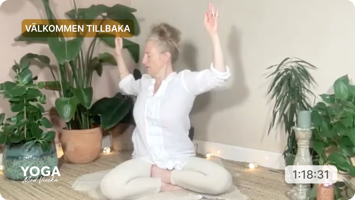 Yogaklass med Viveka - Välkommen tillbaka - Andning, expansion & närvaro